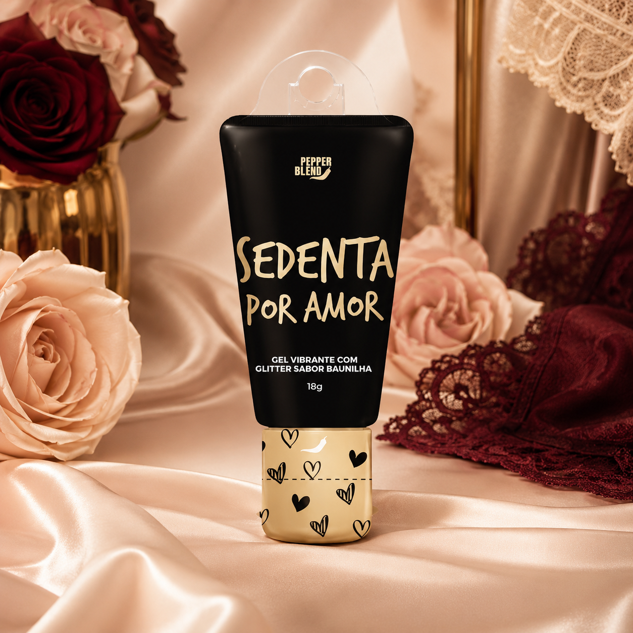 Sedenta por Amor – Gel Comestível Sabor Baunilha (Pepper Blend)