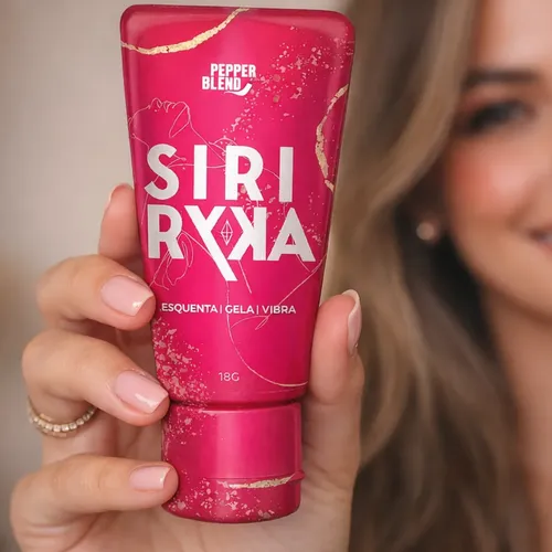 Siri Ryka Gel Comestível Esquenta, Gela e Vibra 18g Pepper Blend