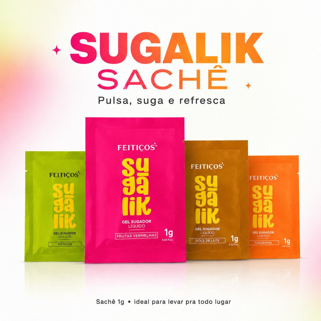 SugaLik Sachê Gel Sugador Líquido Comestível 1 g – Feitiços